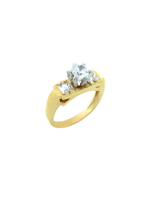 Single Stone from Gold 14K