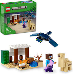 LEGO Minecraft Expediția în Deșert a lui Steve pentru 6+ Ani
