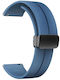 Diloy Straps Καουτσούκ Λουράκι Γαλάζιο 22mm