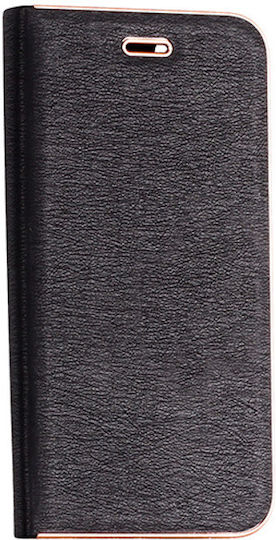 Vennus Galaxy A605 Book Δερματίνης Μαύρο (Galaxy A6+ 2018)