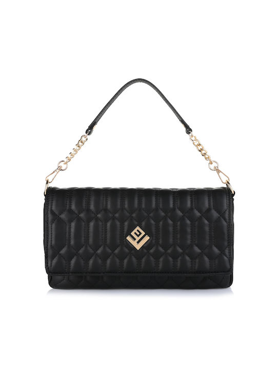 Lovely Handmade Diamond Women's Bag Shoulder Black