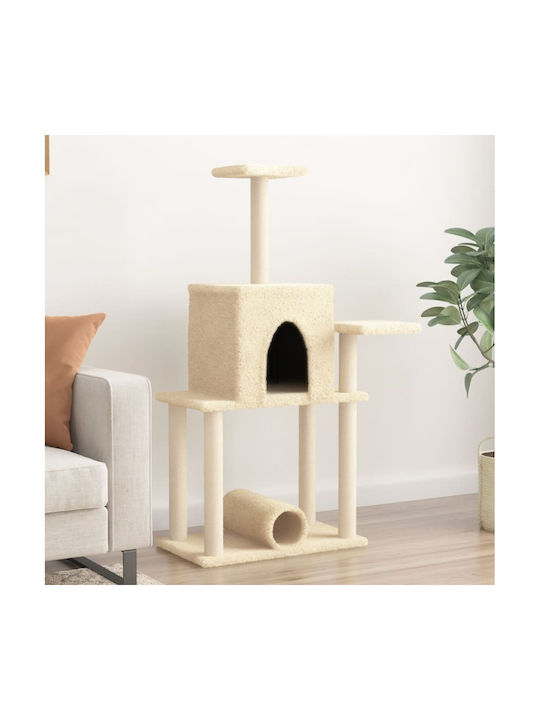 vidaXL Cat Scratching Post Cat Trees Beige