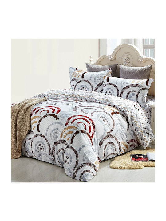 Fennel Duvet Cover Set Cotton Satin Single with Pillowcase 160x240 Cotton sateen
