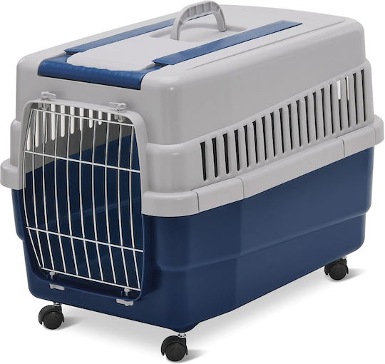 Imac Cărucior Pentru Transport Câine Pisică Albastru L60xL45xÎ40cm