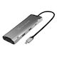 J5 Create USB-C Докинг станция с HDMI/DisplayPort 4K PD Етърнет Сив (JCD397-N)