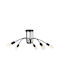 HomeMarkt Pendant Chandelier Black