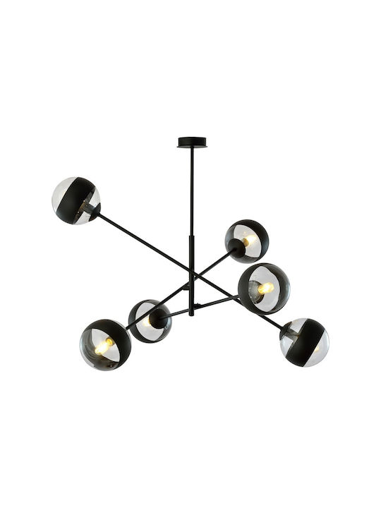 Emibig Suspendat Candelabru Negru