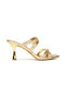 Michael Kors Damen Sandalen in Gold Farbe