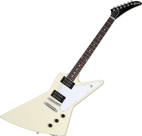 Gibson 70s Elektrische Gitarre mit Form Entdecker in Weiß Farbe