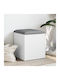 Mobilier de Intrare cu Dulap pentru Pantofi & Bancă Alb 42x42x45cm