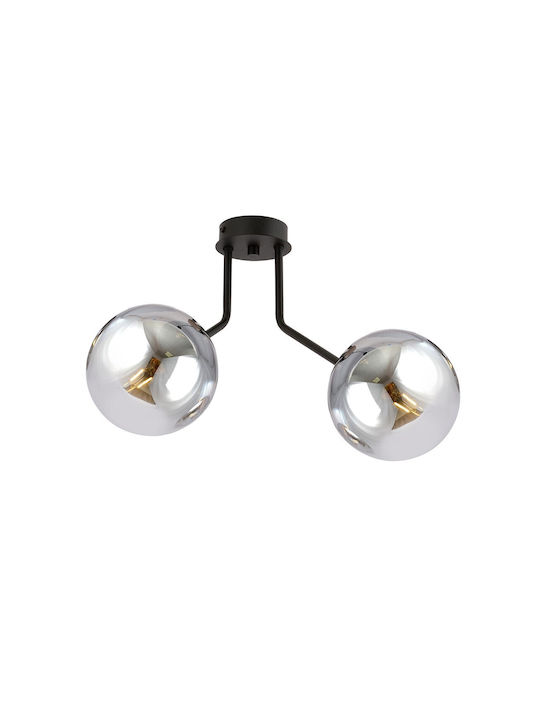 Emibig Ceiling Light with Socket E14 Black