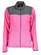 Fleece Damen Jacke in Fuchsie Farbe