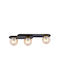 Emibig Ceiling Light with Socket E14 Black