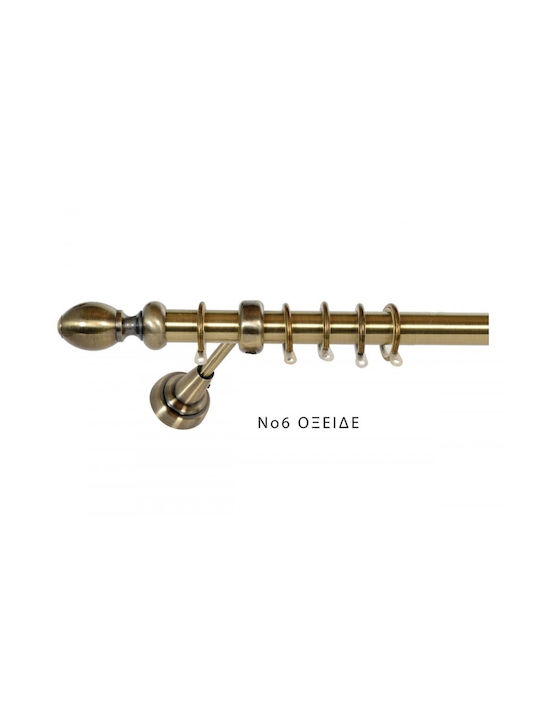 Import Hellas Metallic Curtain Pole No6 Double ...