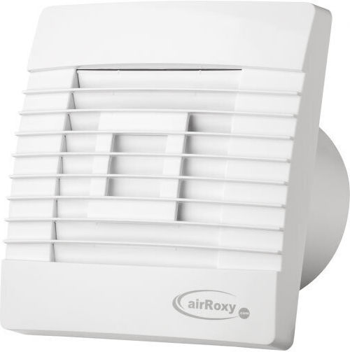 AirRoxy Prestige 150 Wall-mounted Ventilator Bathroom 150mm White with cord and switch pins