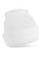 Beanie Unisex Σκούφος Πλεκτός σε Λευκό χρώμα