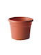 Viomes Cylindro Pot Plastic Cinnamon 25x25x19cm.