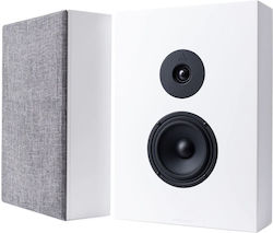 Argon Audio Forus 5 Wall Paar Hi-Fi Lautsprecher Wandmontiert B29.7xT13xH42cm. Weiß