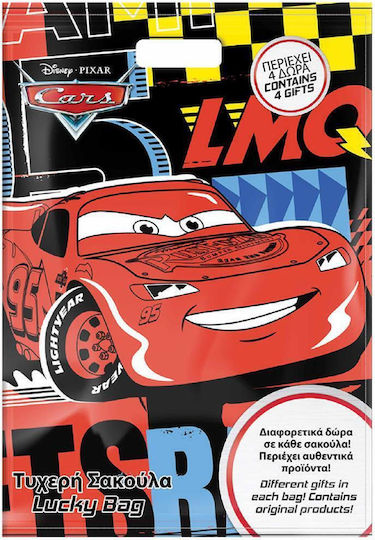Διακάκης Τσάντα για Δώρο με Θέμα "Disney Cars" Πολύχρωμη 29x40εκ.