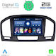 Digital IQ Car-Audiosystem für Opel Abzeichen 2006-2012 (Bluetooth/USB/AUX/WiFi/GPS/Apple-Carplay/Android-Auto) mit Touchscreen 8"