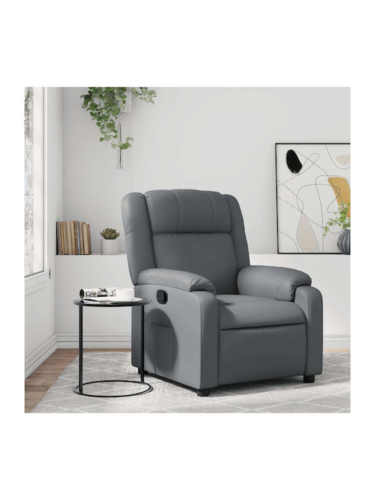 Relax Armchair with Footstool from Leatherette ...