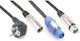 Power Dynamics Kabel Schuko / XLR-Stecker - PowerConnector / XLR-Buchse 15m (CALIG087) 1Stück