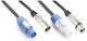 Power Dynamics Кабел PowerConnector / XLR мъжки - PowerConnector / XLR женски 5м (CALIG083) 1бр