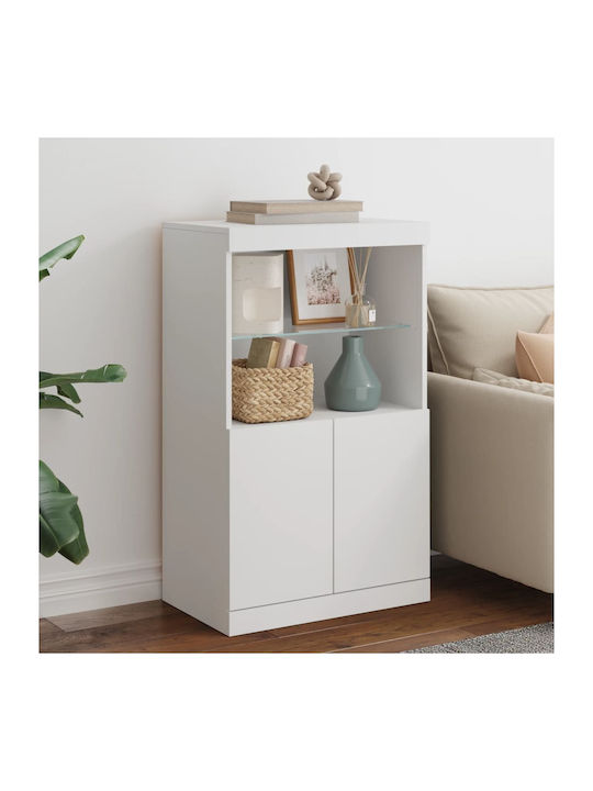 Sideboard Wooden White 60.5x37x100cm