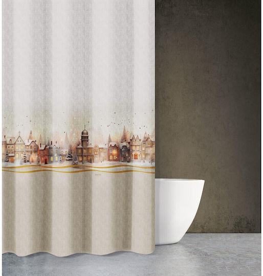 Saint Clair 417 Duschvorhang 180x200cm Red