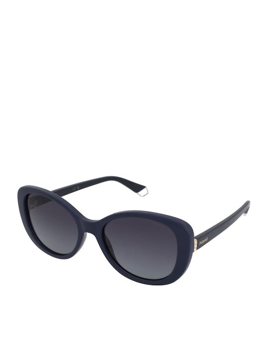 Polaroid Women's Sunglasses with Blue Plastic F...