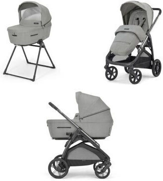 Inglesina Aptica Duo Ρυθμιζόμενο Καρότσι 2 σε 1 Satin Grey