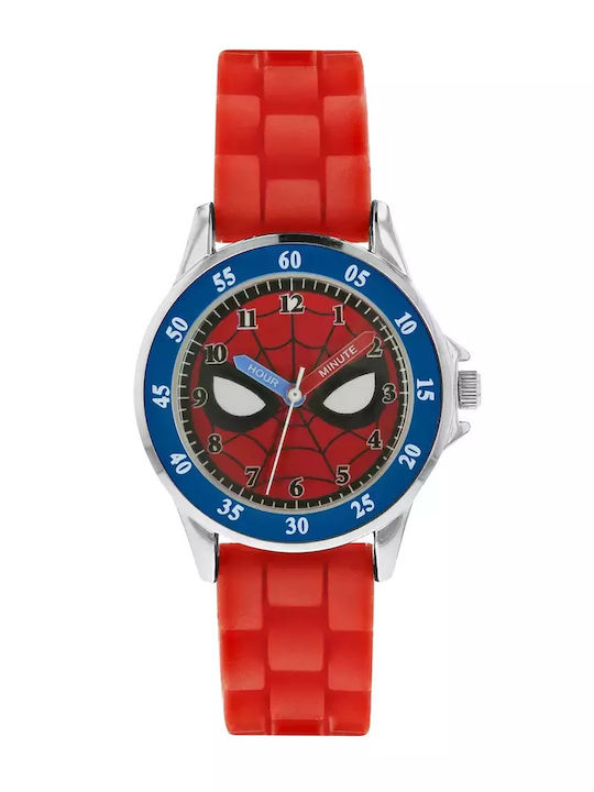 Disney Παιδικό Αναλογικό Ρολόι Time Teacher Κόκκινο