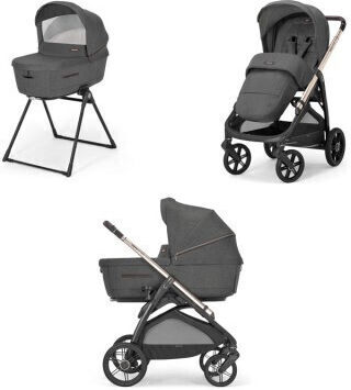 Inglesina Aptica Duo Adjustable 2 in 1 Baby Stroller Suitable for Newborn Velvet Grey 10.4kg