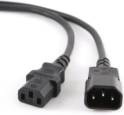 KAL Electronics IEC C13 - IEC C14 Cable 1.5m Μαύρο 31276 KAL Electronics IEC C13 - IEC C14 Cable 1.5m Μαύρο 31276