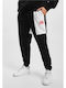 Pantaloni de trening cu Elastic Negru