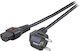 EFB Schuko - IEC C13 Cable 3m Μαύρο EK600SW.3