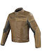 Dainese Men's Riding Jacket Leather 4 Seasons Brown