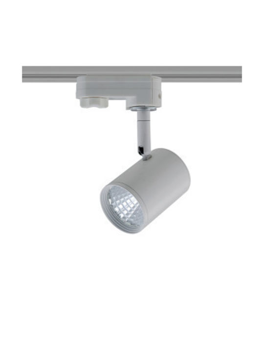 Aca Cool White Single Gray LED Spot