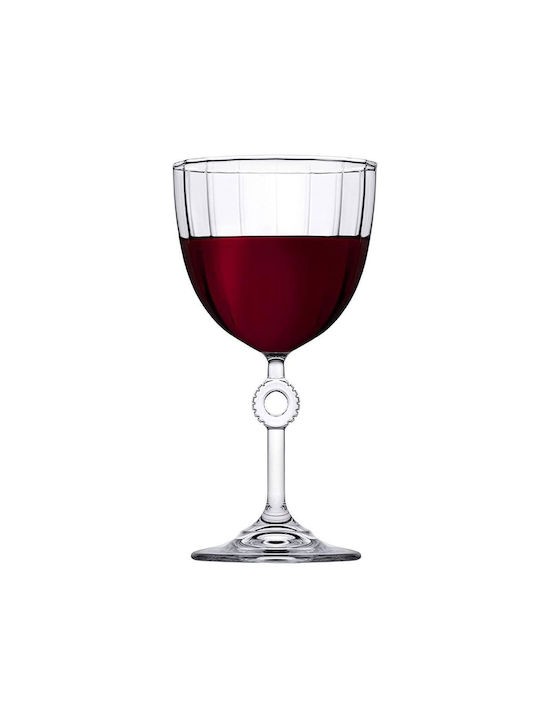 Espiel Pahar pentru Vin Roșu din Sticlă în Culoare Alb 270ml 1buc