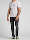 Luke Men's Jeans Pants with Slim Tapered Fit Anthracite