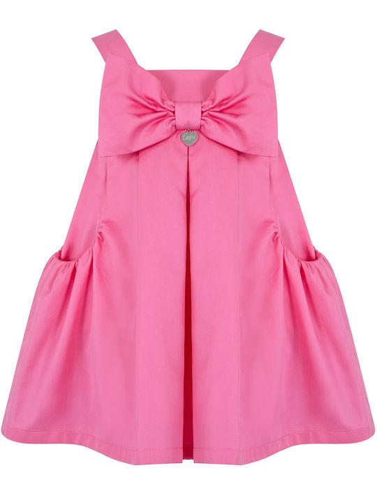 Lapin Παιδικό Φόρεμα Αμάνικο Ροζ