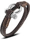 Molf's Men's Bracelet Coffee made of Leather