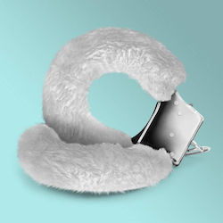 Crushious Furry Χειροπέδες σε Λευκό Χρώμα