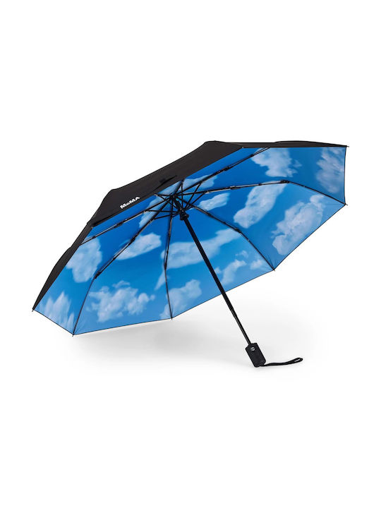 Moma Regenschirm Kompakt Hellblau