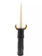 Kare Design Yeti Candle Holder Plastic in Black Color 11.5x6x29.5cm 1pcs