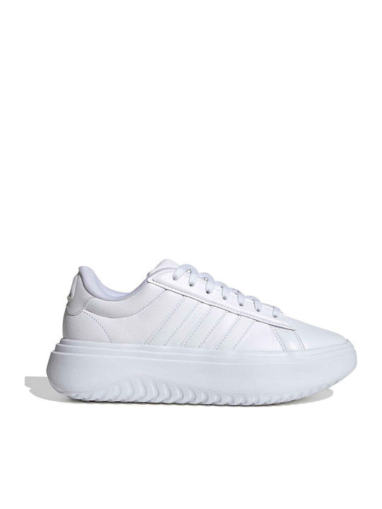 adidas Grand Court Platform Маратонки Бял