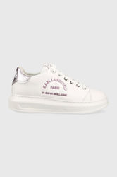 Karl Lagerfeld Femei Sneakers White / Lilac