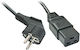 Lindy Lindy Schuko - IEC C19 Cable 2m Μαύρο