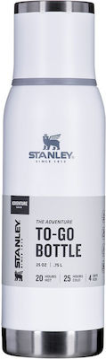 Stanley Adventure Bottle Thermos Stainless Steel BPA Free White 750ml