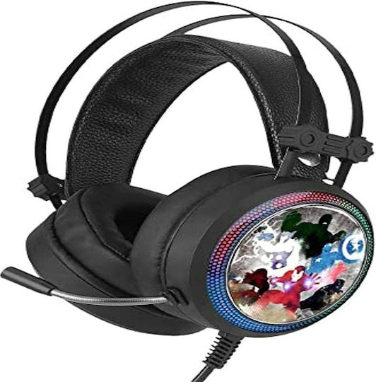 ERT Group Über Ohr Gaming-Headset mit Verbindung USB Avengers